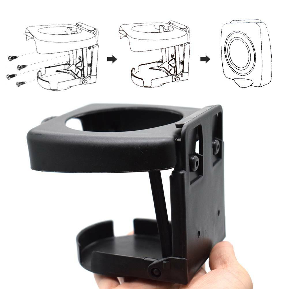 Universal Auto/Car Vehicle Folding Beverage Pad Drink Cup Bottle Stand Holder AU Q