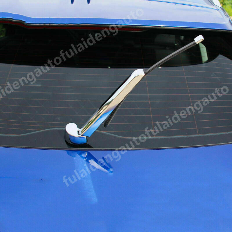 for Audi Q3 2019-2023 Chrome Rear Trunk Window Rain Wiper Cover Decor Trim