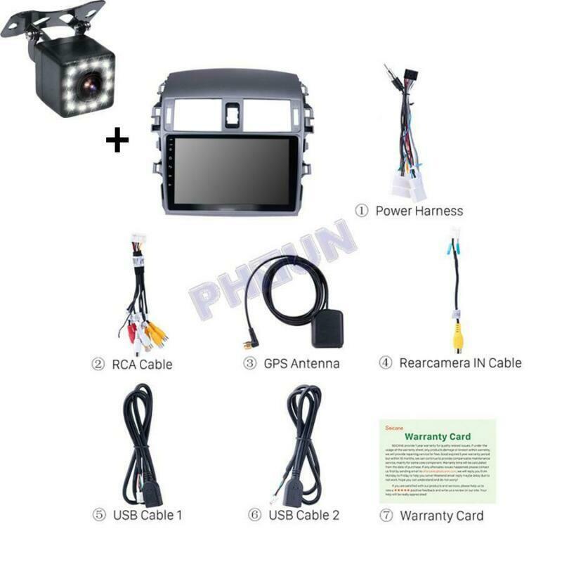 Suitable for Corolla 08-13 9-inch Android 9.0 car radio GPS navigation with LED camera - n