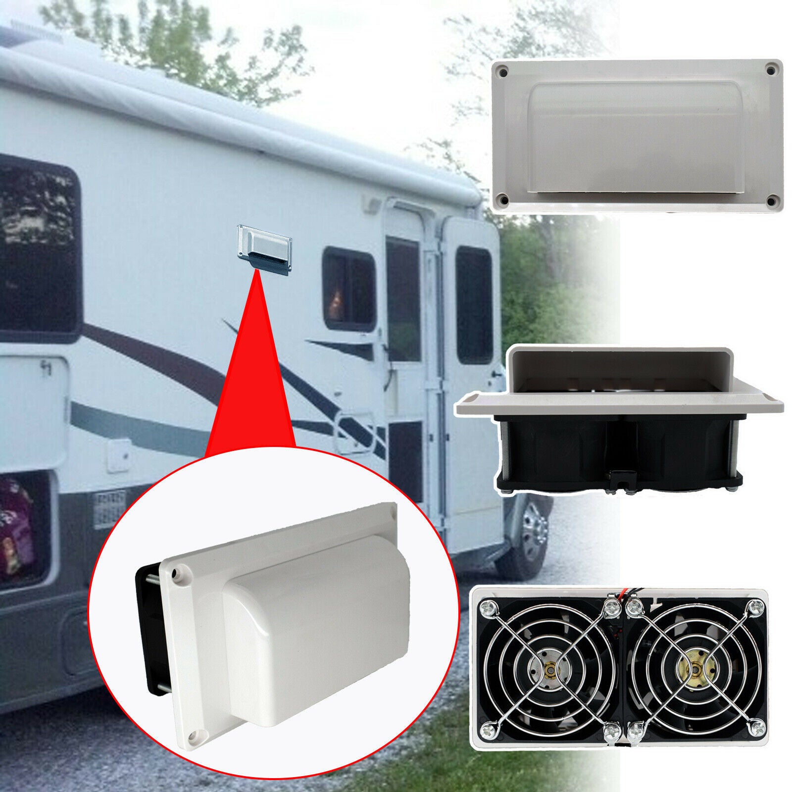 Automotive Air Conditioning Outlet Ventilation Trim Strip Interior Kit - 10 pcs. v