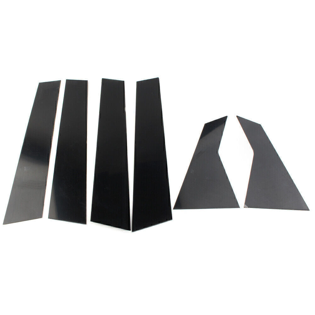 For 2016-2020 2019 2018 for Honda for Civic 10th Door Trim Cover Kit Black Pillar Posts