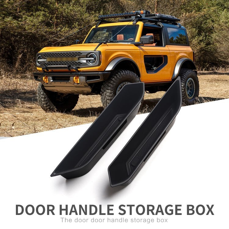 for Ford Bronco 2021-2024 2 Door Front Door Handle Storage Box