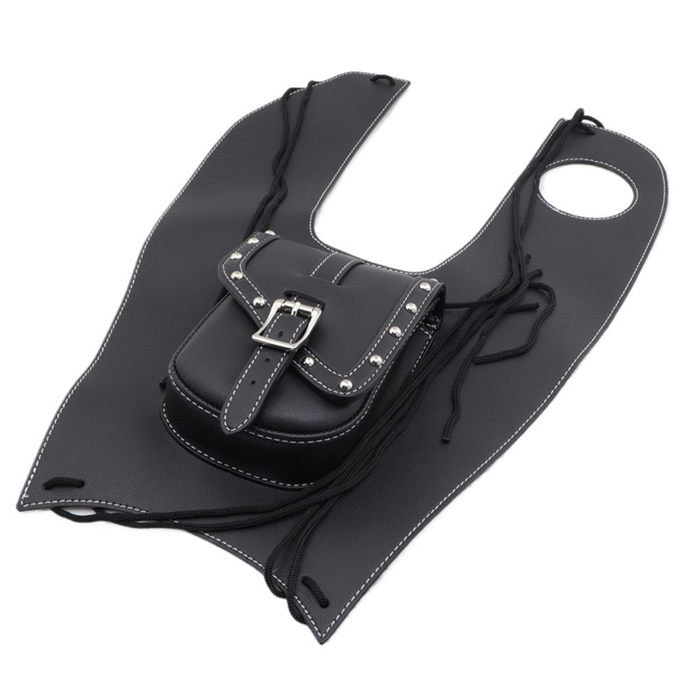 Black PU Leather Tank Cap Panel Bag for Honda Shadow Spirit 750 VT750 C2 07-2014 Q