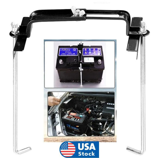 1x Car Storage Battery Holder Stabilizer Metal Rack Mount Bracket Stand 23cm Q