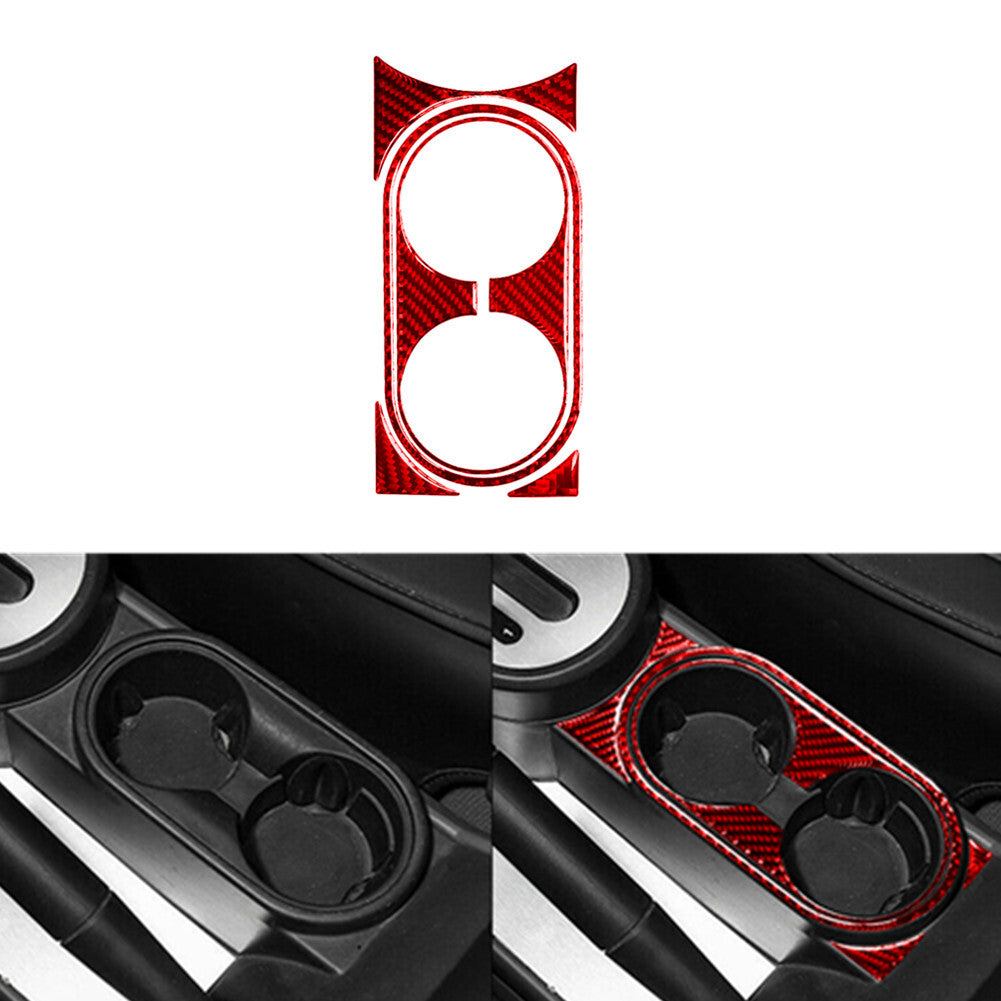 for Audi A4 B9 2017-2019 Carbon Fiber Headlight Switch Panel Cover Trim Sticker v