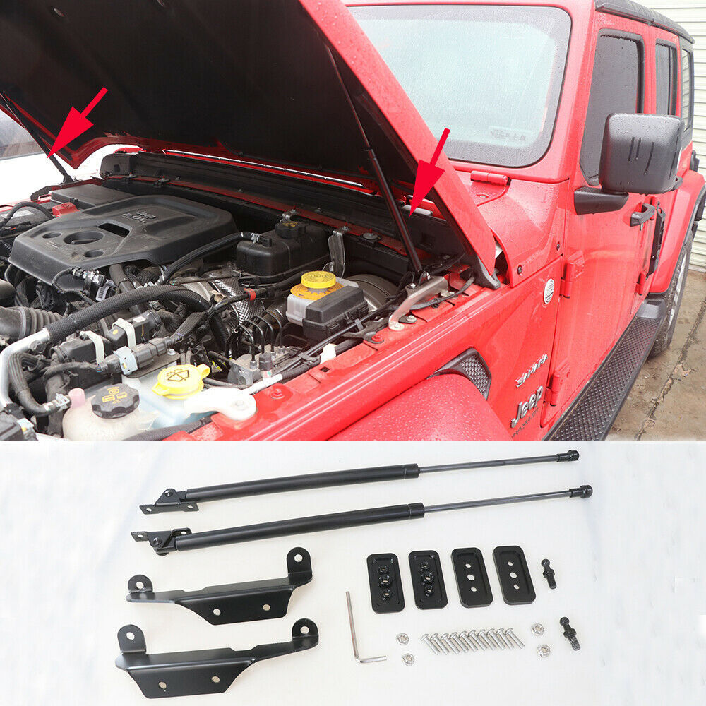Front Engine Hood Cover Hydraulic Strut Shock for Jeep for Wrangler JL 2018-2022