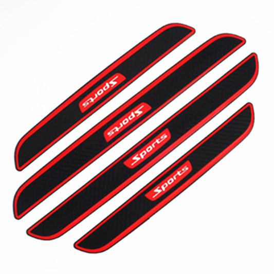 4pcs Car Accessories Car Door Scuff Sill Cover Panel Step Protector Steel Trims