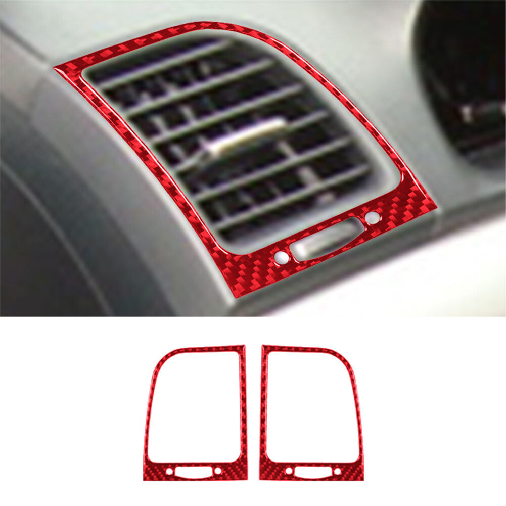 Carbon Fiber Console CD Panel Trim For C Class W204 2007-10 Type C v