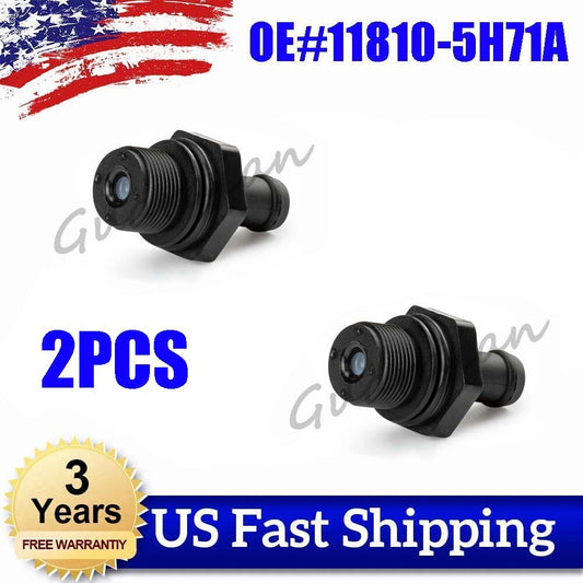 2PCS PCV Valve 11810-5H71A for NISSAN KICKS 2018-2021 MICRA 15-19 VERSA 09-22