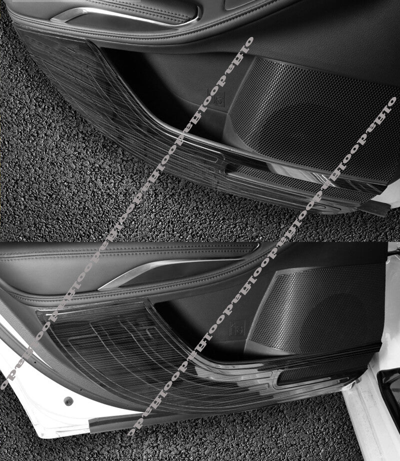 for Toyota for Avalon 19-22 Black titanium Door Anti Kick Pad Protective Cover Trim