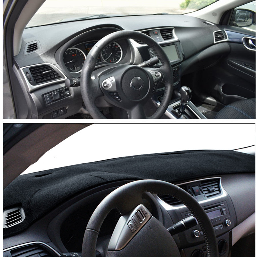 DashMat Dashboard Cover Dash Cover Mat Black 1pcs For Sentra 2013-2019 v