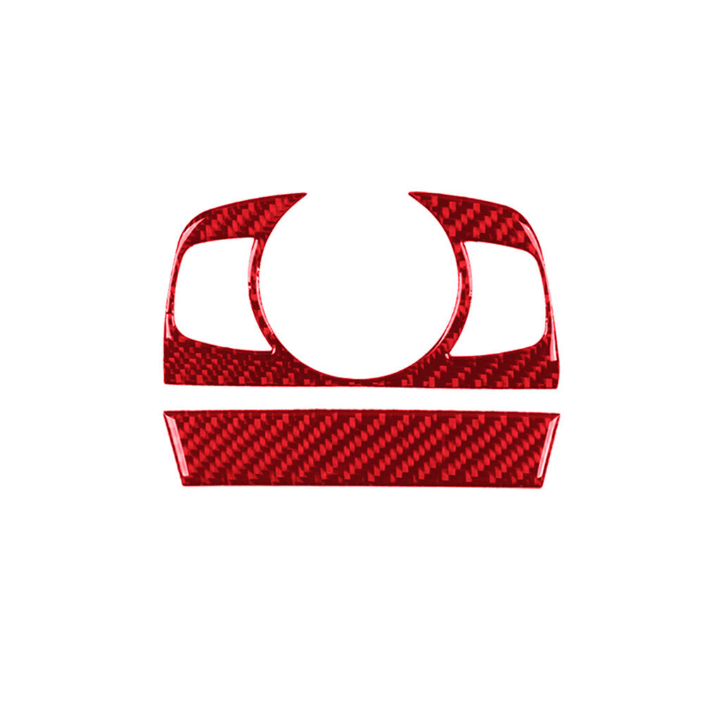 for ACURA TL 2009-2014 Red Carbon Fiber Interior Joystick Accent Trim Cover