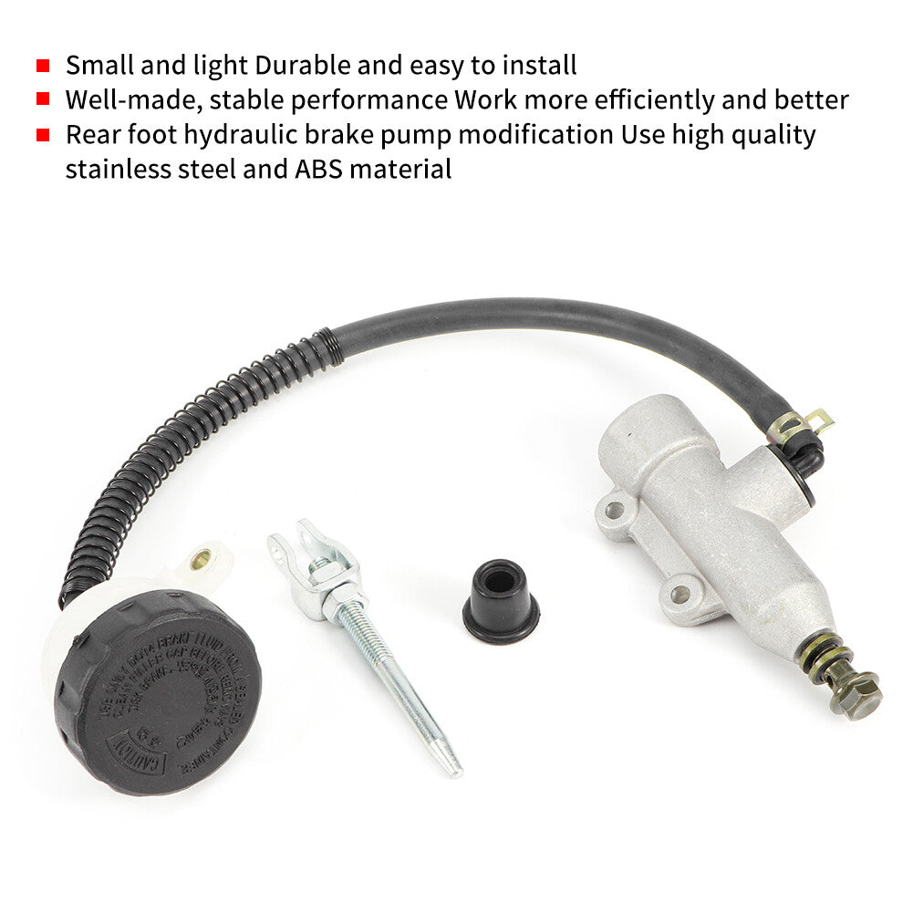 Hot Hydraulic Brake Pump Rear Foot Master Cylinder Pump Part For KAZUMA 500