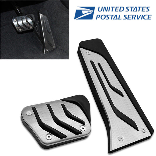 2X Pedal Brake Pedal Accelerator Pad Cover for BMW E82 1 Series Coupe 2007-2014 Q