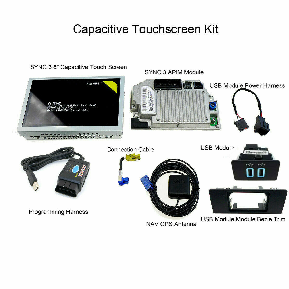 SYNC 2 to SYNC 3 Upgrade Kit Fit for Ford for Lincoln APIM Module Carplay Android Auto