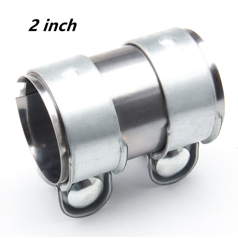 2-inch exhaust pipe clamp stainless steel ring fitting for muffler return pipe