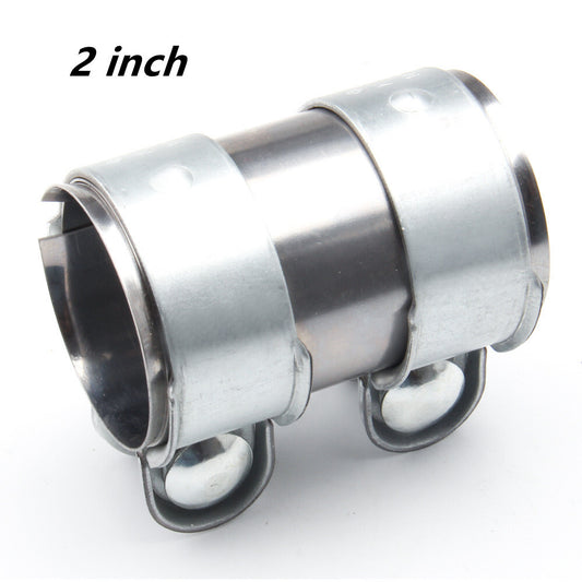 2-inch exhaust pipe clamp stainless steel ring fitting for muffler return pipe