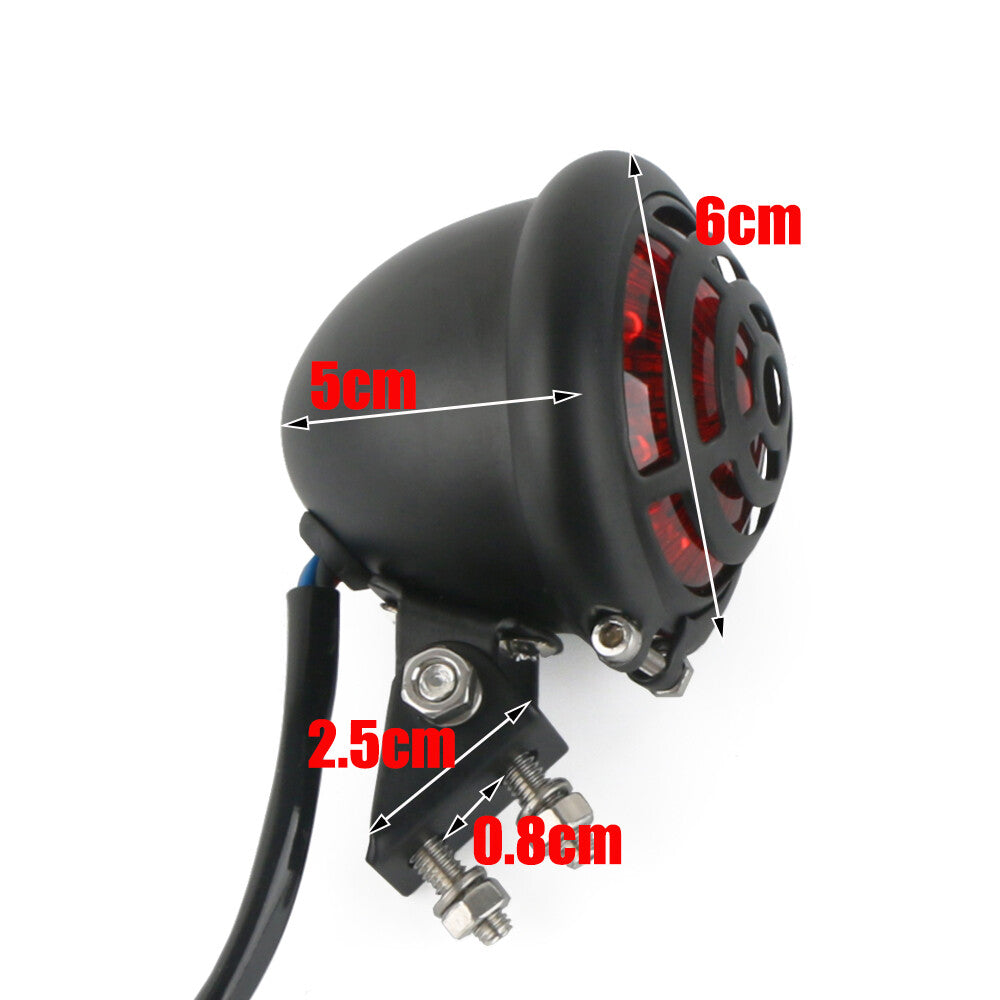 Motorcycle LED Rear Tail Light Brake Stop Running Lamp For Cafe Racer Bobber