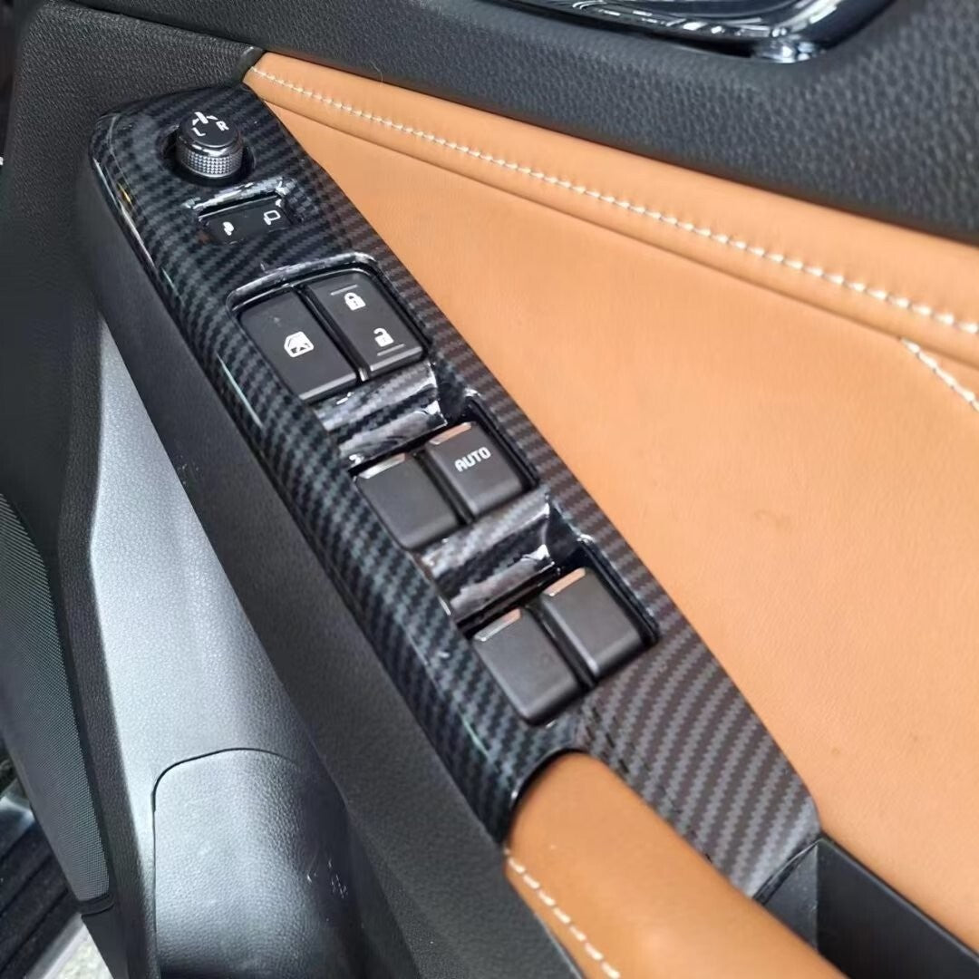 for Isuzu MUX Car Accessories Door Armrest Window Glass Lift Button Switch Panel