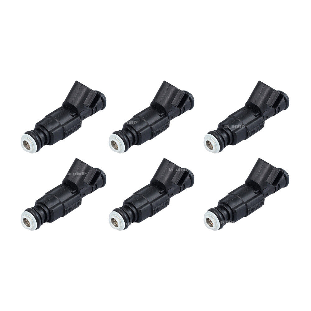6 Pcs 4-Hole Upgrade Fuel Injector For 1999-2004 for Jeep 4.0L Cherokee 0280155784 Q