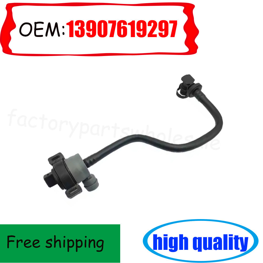 For F07 F12 F02 X5 E70 X6 E71 Fuel Tank Breather Valve With Pipe 13907619297 n