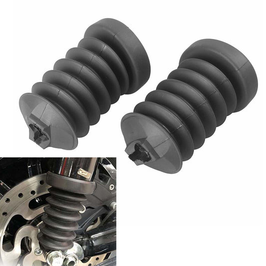 Rear Shock Boots Gaiter Fork Cover Fit for Harley FLHR FLHT FLHX Gold Wing GL1200