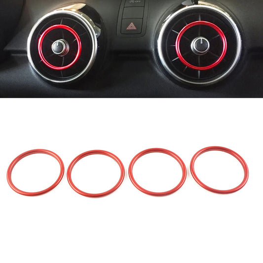 Center Console AC Air Condition Vent Outlet Inner Ring Cover Trim for Audi A1 S1