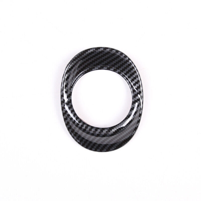 for Benz EQE EQS 2022-2023 ABS Carbon Fiber Headlight Button Frame Cover Trim n