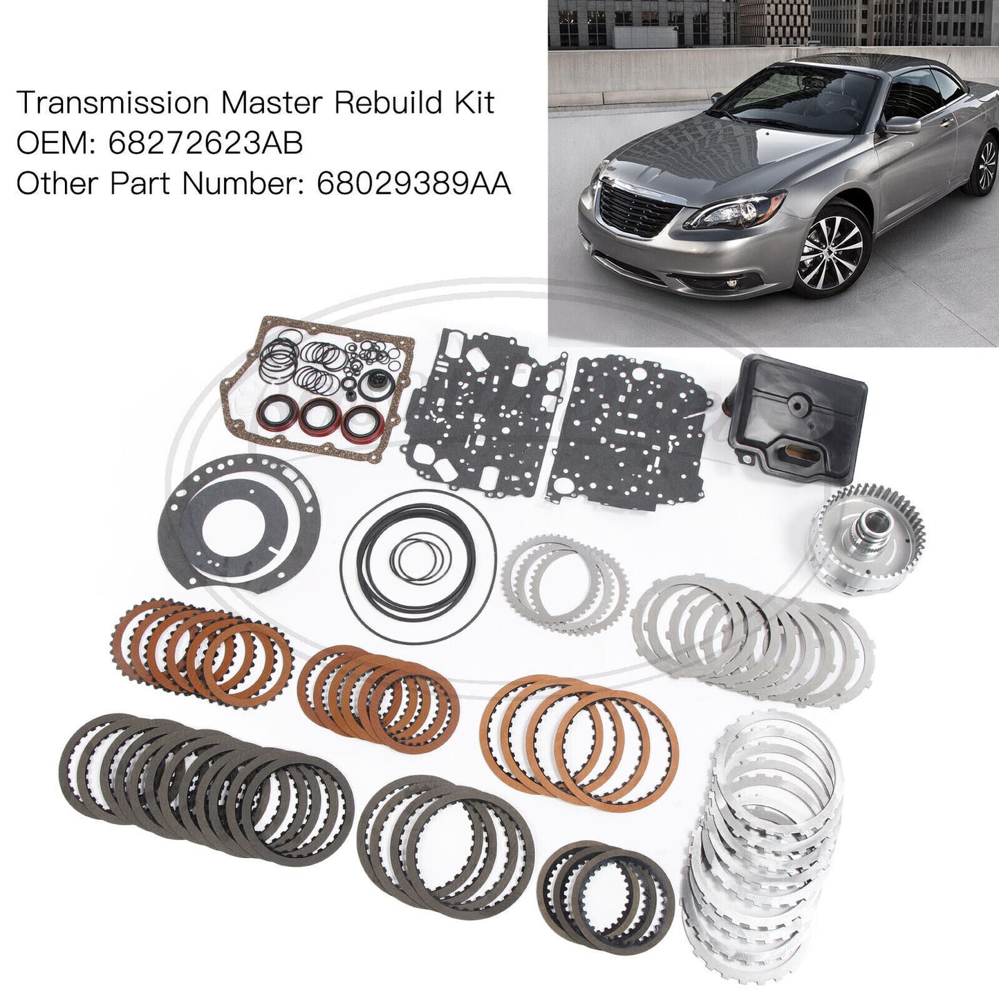 62TE Auto Transmission Master Rebuild Kit Seal for VW for Chrysler 200 for Dodge Journey