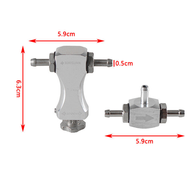 Adjustable Tee Manual Turbo Boost Controller Bleed Valve Petrol Diesel Kit
