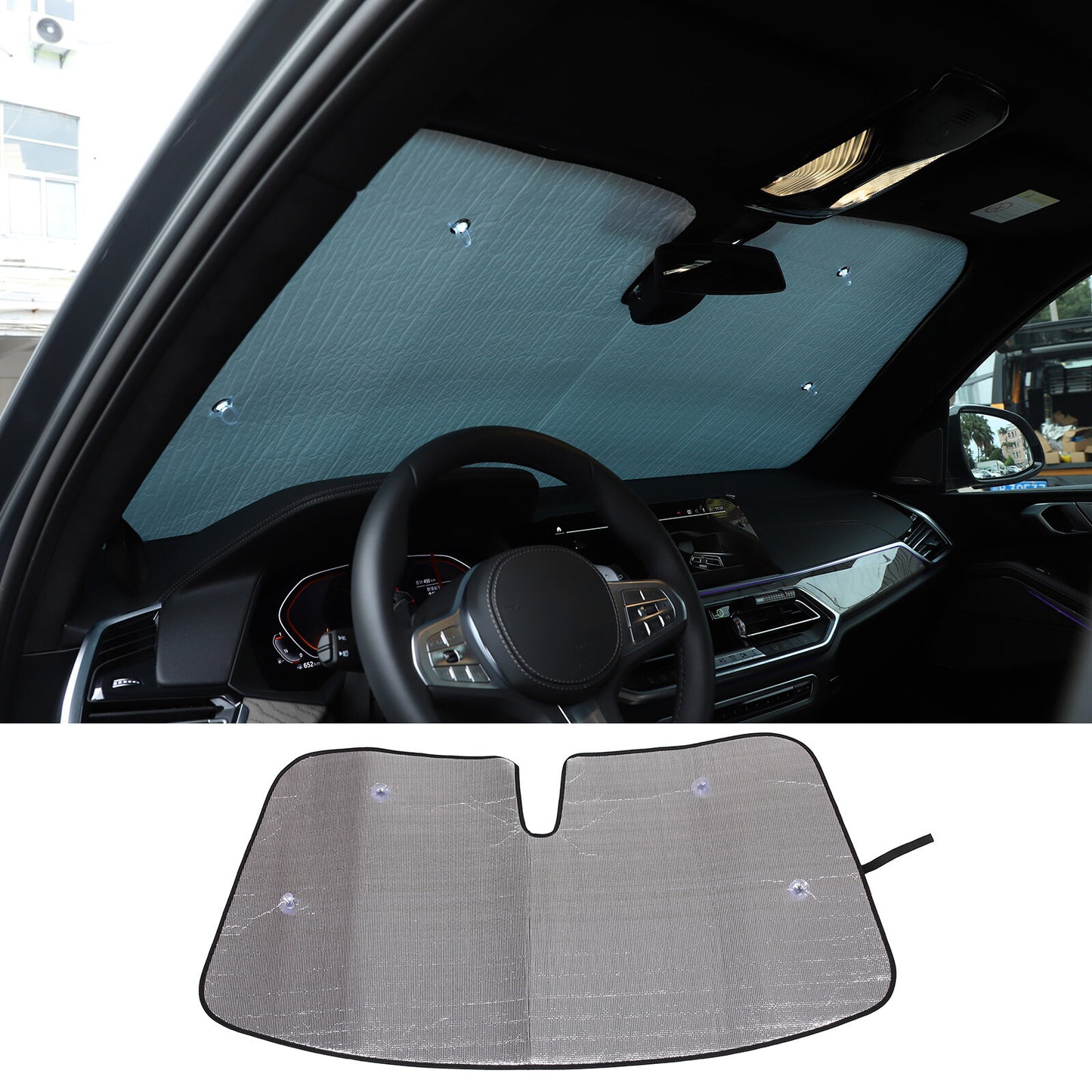 Driver's Side for Model y Pearl White Rear Mirror Cover Skull Cap- v