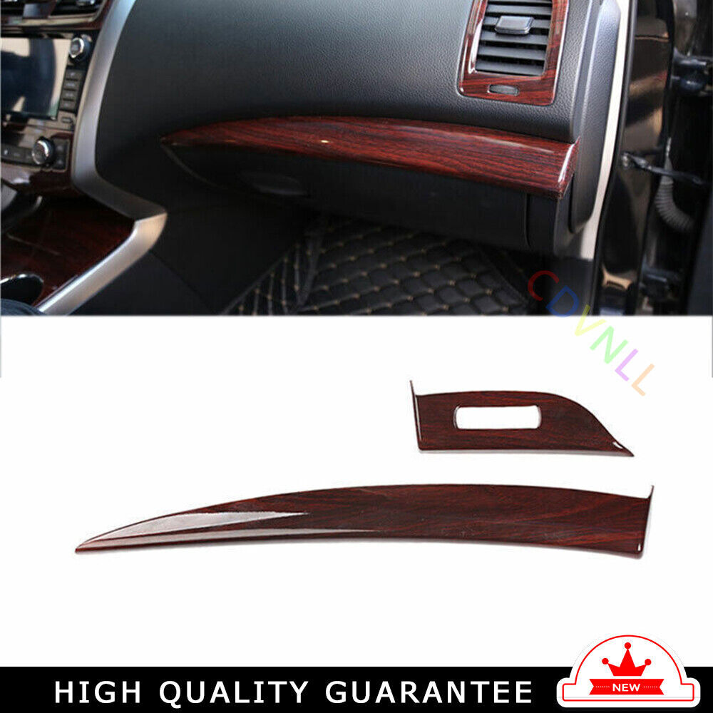 Middle Console Dashboard Strip Trim for Nissan Altima Teana 2013-2018 Wood Grain