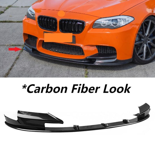 Front Bumper Lip Spoiler SplitterCarbon Fiber Style For F10 M5 2012-2016 n