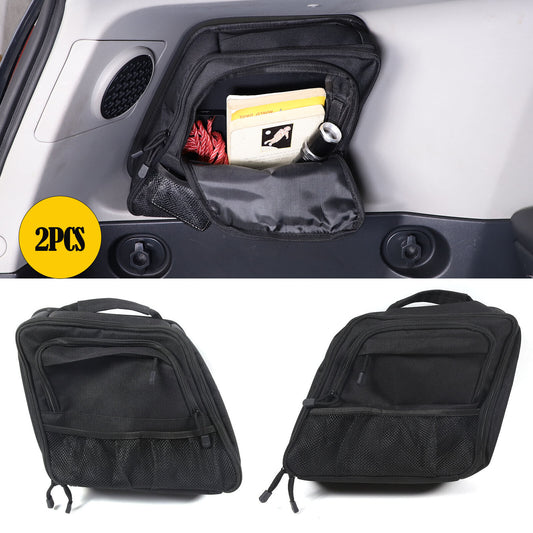 2-Pack Rear Quarter Window Storage Bags for Toyota FJ Cruiser (2007-21) Q