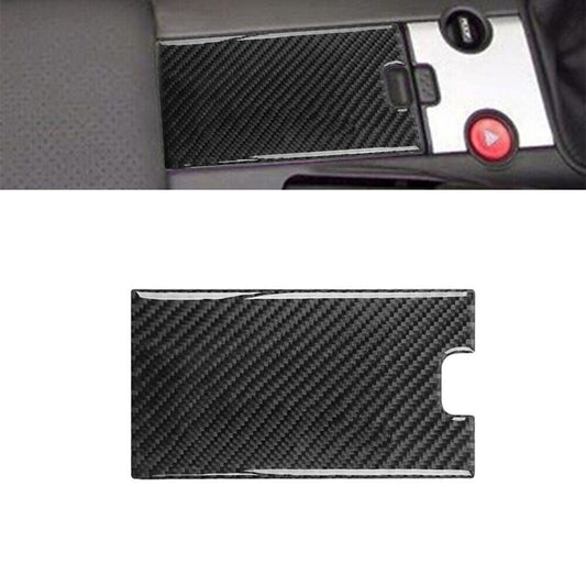 for Honda S2000 2004-09 Carbon Fiber Center Console Storage Box Panel Cover Trim
