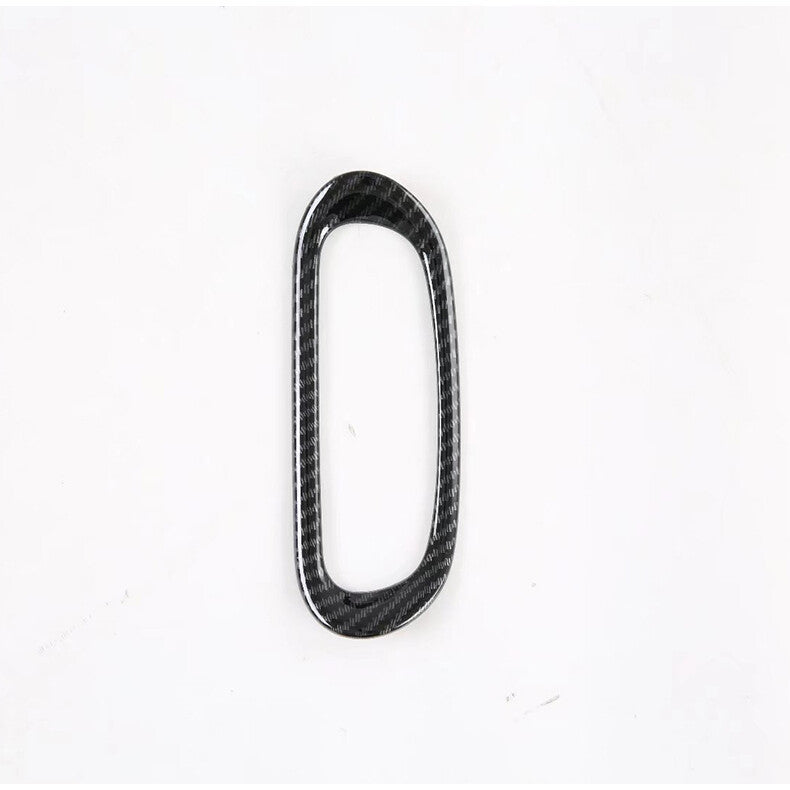 for Chevy Blazer 2019-2022 Carbon Fiber Headlight Switch Button Frame Cover Trim