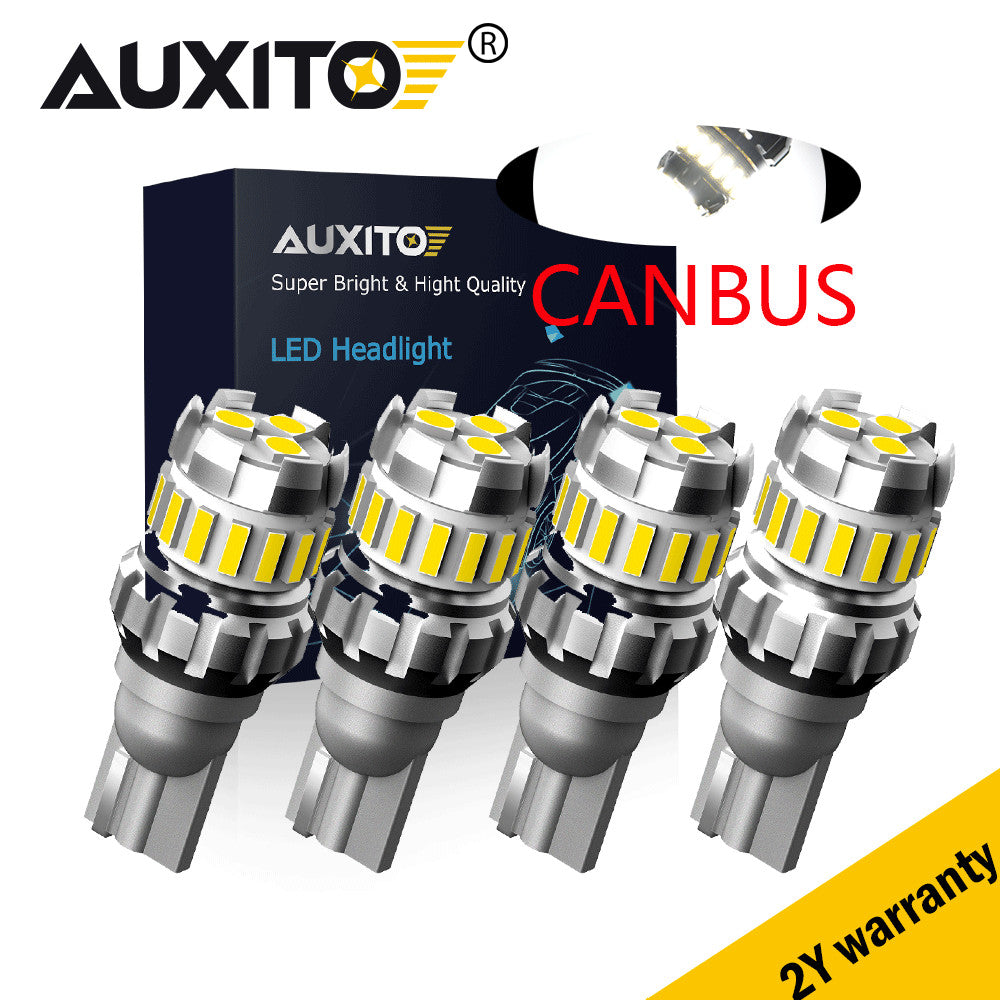 4 T15 No Error LED Backup Reverse Bulbs 2400LM Xenon Lamp White 2F- v
