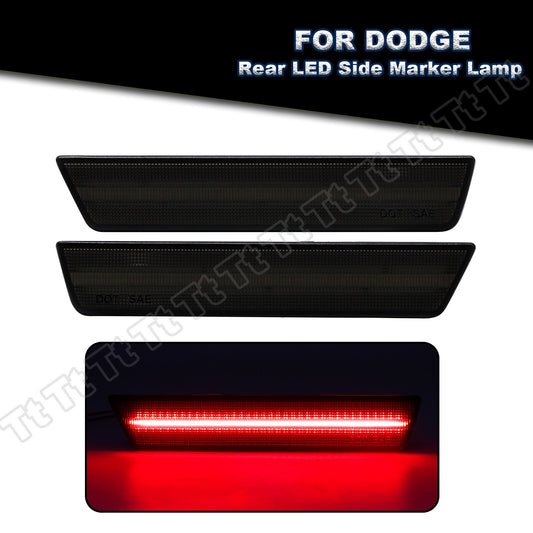 Suitable for 08-14 for Dodge for Challenger 11-14 charger smoked LED rear marker light- v