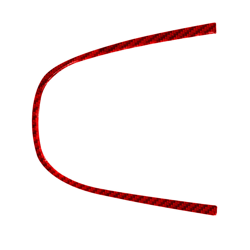 Carbon Fiber Climate Control Panel Cover Trim for Suzuki Grand Vitara 06-09 Red v