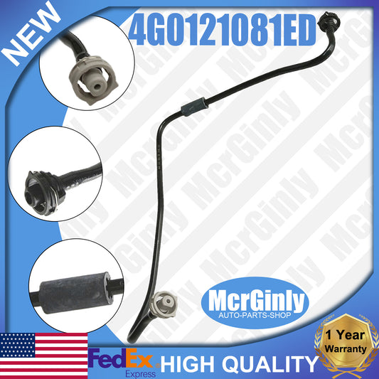 new coolant radiator overflow hose for Audi A7, A6, Quattro 2015-2018 #4G0121081ED n