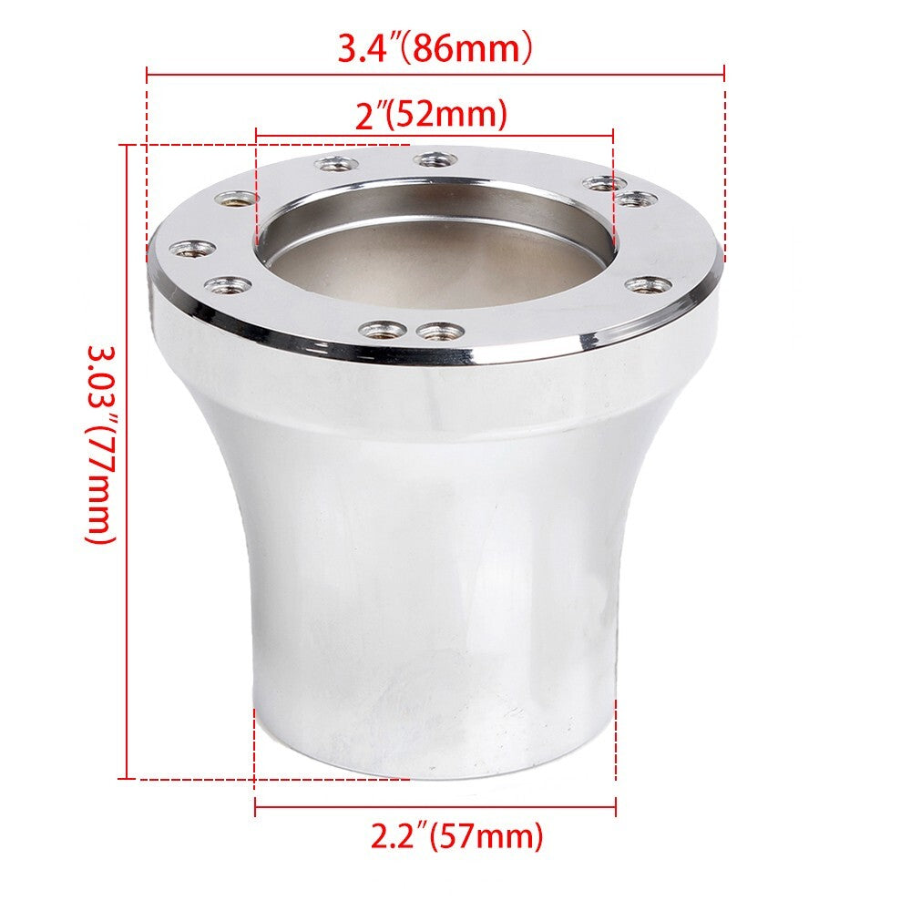 New 12.5 for Golf Cart Steering Wheel Accessories+Silver Adapter For Club car for DS