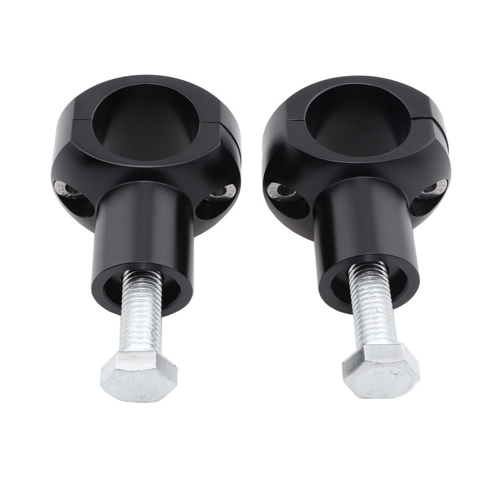32mm Aluminum Handlebar Riser Bars Mount Clamp for Harley Sportster 883 1200 Q