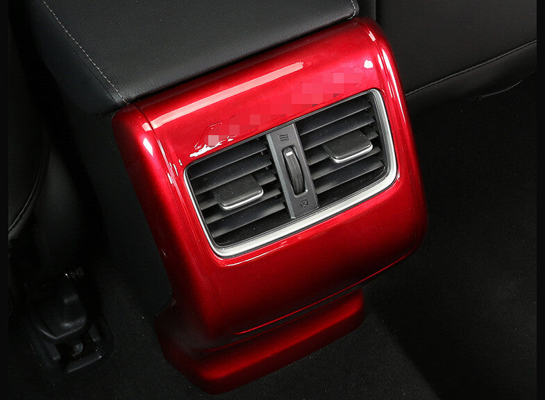 Rear Air Outlet Anti-Kick Panel Trim for Honda Accord 10th 2018-2022 Bright Red