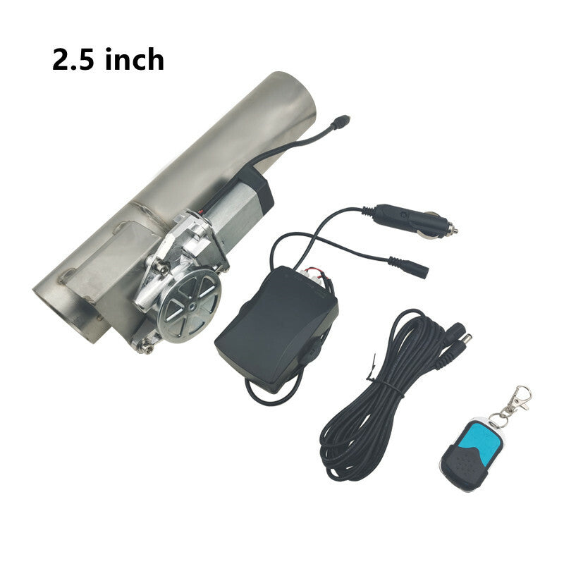 2.5 Exhaust Electric I Pipe Straight Control Valve Motor with Remote Stainless