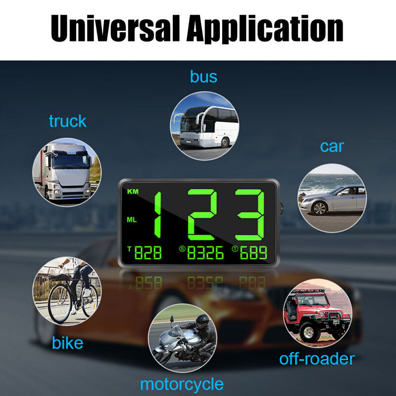 Digital car and motorcycle GPS speed measurement and speed display kit (km/h, miles per hour) for bicycles (DC5V-) n