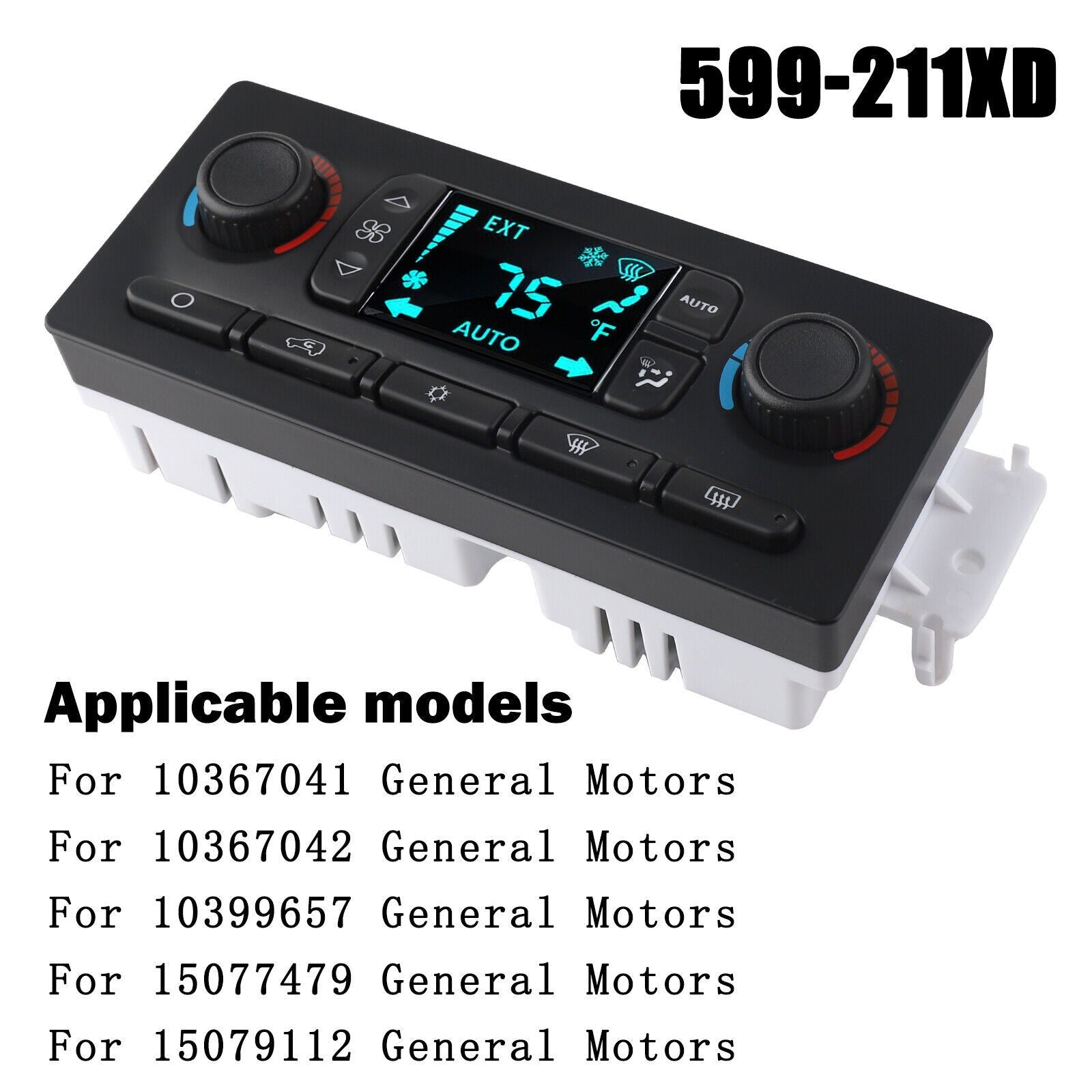 1pcAC Heater Climate HVAC Control Module 599-211XD for Chevy for GMC Improved Design Q