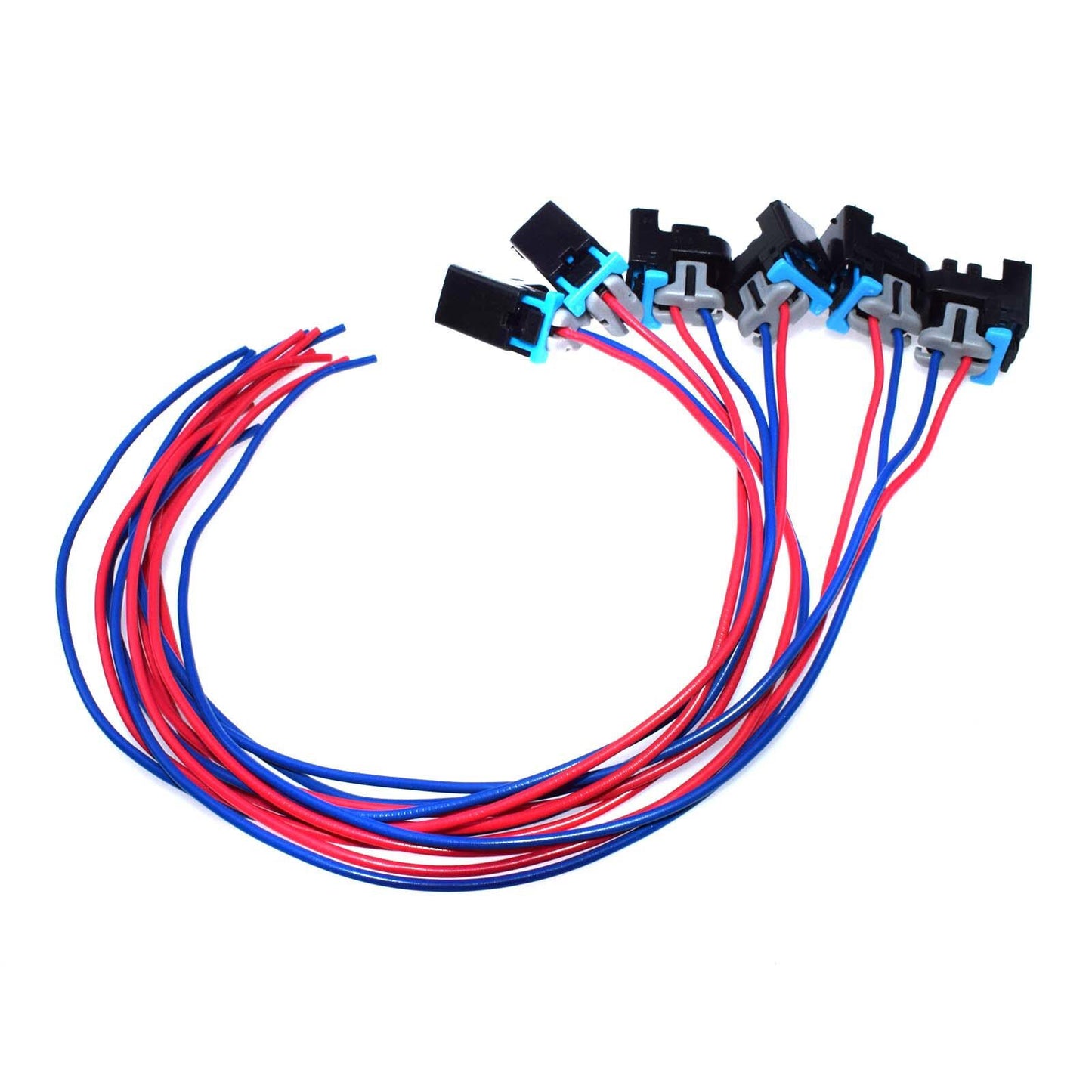 6-piece fuel injector connector harness tail replacement parts 1P1575 for GimChevy for Chevrolet