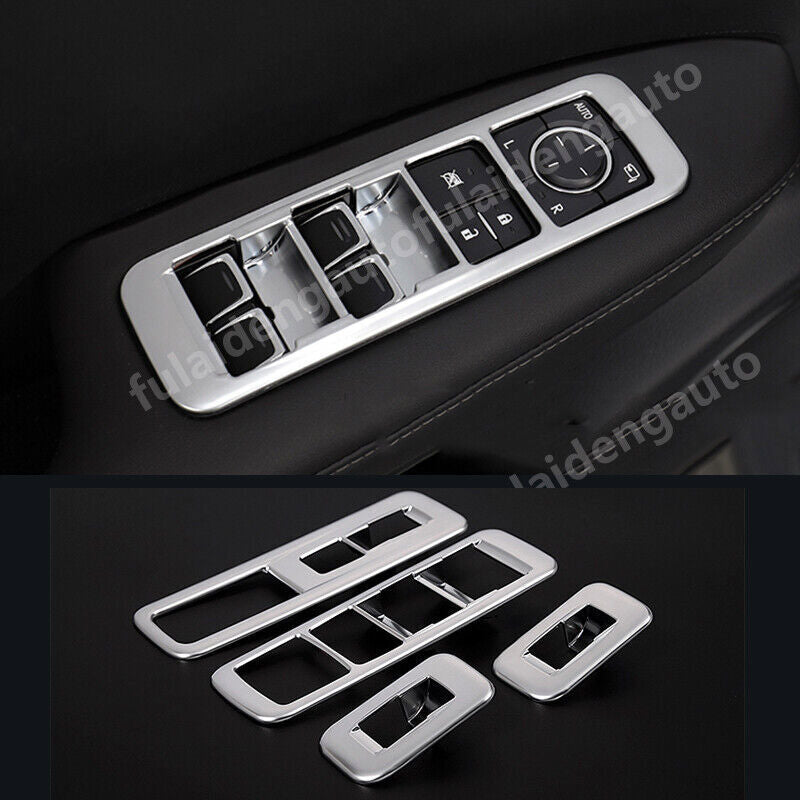 ABS oak patterned interior door panel decorative cover suitable for Tundra 2022/Sequoia 2023- v