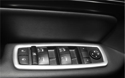for Jeep Grand Cherokee 2011-2020 Matte Silver Window Lock Lift Panel Frame Trim