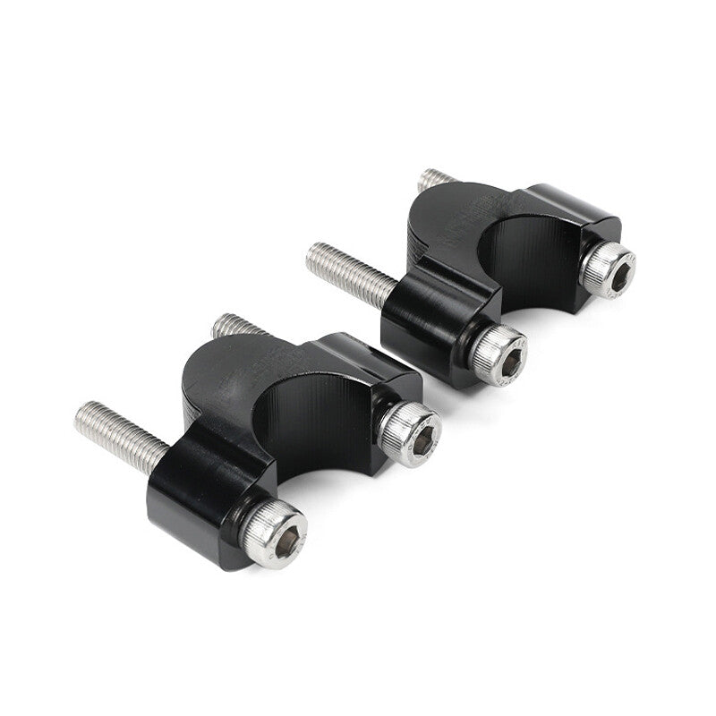 28MM Durable Aluminum Alloy Universal Motorcycle Handlebar Riser Mount Bracketx2 v